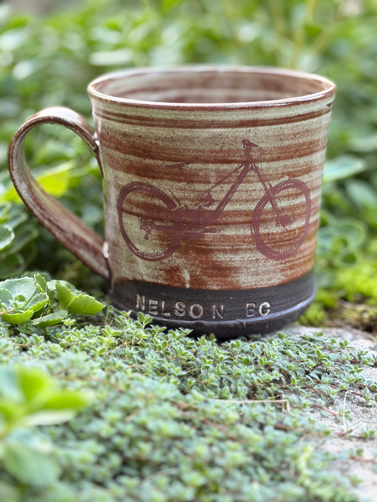Nelson BC mug with Bike