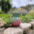 Small Pitcher- Turquoise, Light Lavender and Passion Pink Glaze