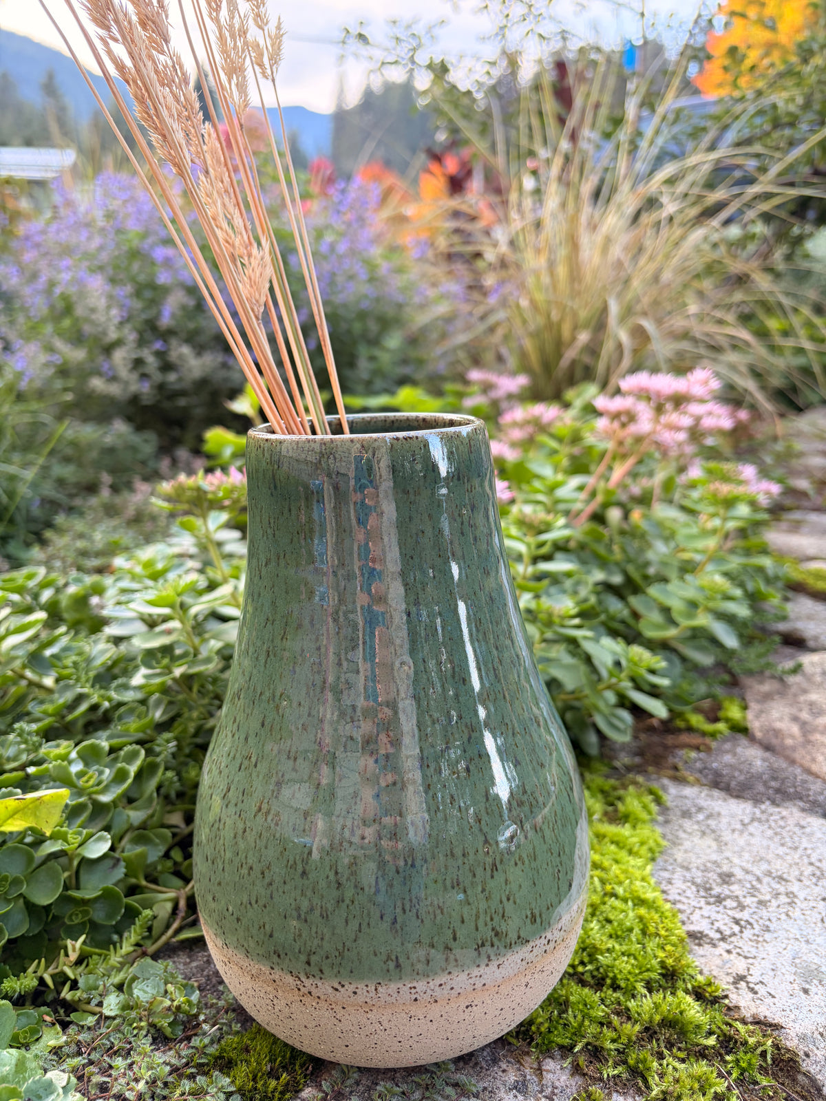 Medium Turquoise Vase