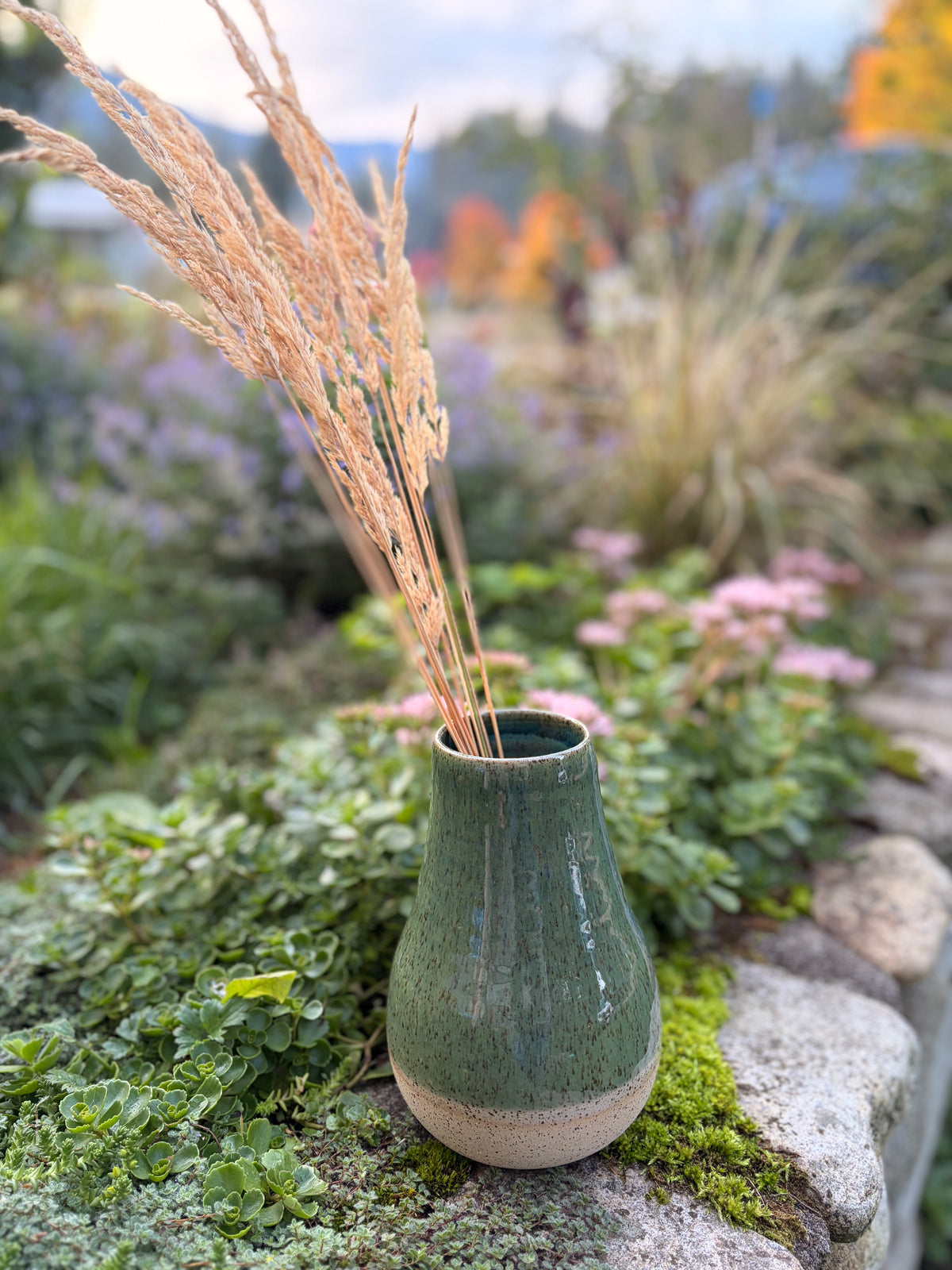 Medium Turquoise Vase